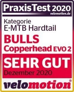 Bulls Copperhead Evo-2 27½ Zoll 2021 -Fahrradladen Bulls Copperhead Evo 2 27.5 Zoll 2021 Test Velomotion Sehrgut