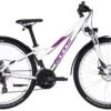 Bulls Zarena Street JR Disc 26 Zoll 2022 -Fahrradladen Bulls Zarena Street JR 26 Zoll Disc Teens Trapez 2022 metallic off white weiss lila 633 25332