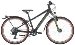 Bulls Tokee Street-24 2023 7-Gang Kettenschaltung -Fahrradladen Bulls Tokee Street 24 Zoll 7 Gang Kettenschaltung Jungen Boy black matt green navy schwarz gruen 504 81232