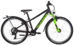 Bulls Tokee Street-24 2022 7-Gang Kettenschaltung -Fahrradladen Bulls Tokee Street 24 Zoll 7 Gang Kettenschaltung Jungen black matt green schwarz gruen 633 17732