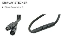 Brose Displaykabel Ab 2019 (mit Externer Wake-Leitung) Bloks Gen.1 M. Connect-C Anschl. Länge:1390mm -Fahrradladen Display Stecker Bloks Generation 1 1