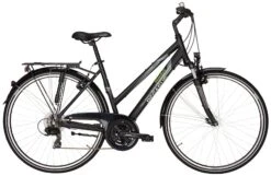 Pegasus Avanti 2018 21-Gang -Fahrradladen Pegasus Avanti 2018 28 Zoll 21 Gang Damen Trapez schwarz matt grau 576 70445