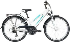 Pegasus Avanti 2021 18-Gang 11 Pegasus Avanti 2021 18-Gang -Fahrradladen Pegasus Avanti 2021 24 Zoll 18 Gang Kettenschaltung Trapez weiss tuerkis silber 526 77732
