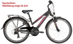Pegasus Avanti 2021 18-Gang -Fahrradladen Pegasus Avanti 2021 26 Zoll Damen Trapez schwarz matt weiss pink 526 74138 596 74144