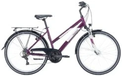 Pegasus Avanti 2023 18-Gang -Fahrradladen Pegasus Avanti 2023 26 Zoll 18 Gang Damen Trapez Maedchen dark berry light grey lila violett brombeere hellgrau 505 62638 62644