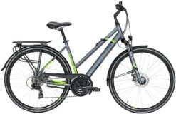 Pegasus Corona-Disc 2020 21-Gang 7 Pegasus Corona-Disc 2020 21-Gang -Fahrradladen Pegasus Corona Disc 2020 21 Gang Damen Trapez grau grey matt metallic lime 526 61345 61350 61353