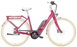 Pegasus Macaron-E 2018 -Fahrradladen Pegasus Macaron E 2018 8 Gang Damen Wave rouge red matt 400Wh 500Wh 784 785 18945 18950 18953