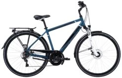 Pegasus Piazza-Disc 2022 21-Gang -Fahrradladen Pegasus Piazza Disc 2022 21 Gang Kettenschaltung Scheibenbremsen Herren dark petrol matt white blau weiss 636 82745 82750 82755 82760