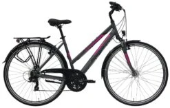 Pegasus Piazza 2018 21-Gang 14 Pegasus Piazza 2018 21-Gang -Fahrradladen Pegasus Piazza 2018 21 Gang Damen Trapez grau matt neon pink 586 00445