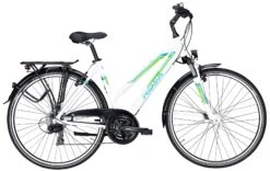 Pegasus Piazza 2018 21-Gang 17 Pegasus Piazza 2018 21-Gang -Fahrradladen Pegasus Piazza 2018 21 Gang Damen Trapez weiss gruen 586 00545