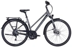 Pegasus Premio SL Disc 27-Gang 2022 -Fahrradladen Pegasus Premio SL Disc 27 2022 Damen Trapez black chrome matt schwarz anthrazid 636 39745 39750 39755 39760