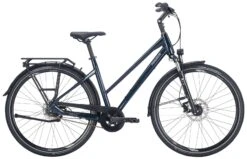 Pegasus Premio SL Disc 8-Gang 2023 -Fahrradladen Pegasus Premio SL Disc 8 Gang 2023 Damen Trapez blue sapphire black dunkelblau schwarz 505 48045 48050 48055