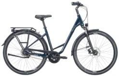 Pegasus Premio SL Disc 8-Gang 2023 -Fahrradladen Pegasus Premio SL Disc 8 Gang 2023 Damen Wave blue sapphire black dunkelblau schwarz 505 48645 48650 48655