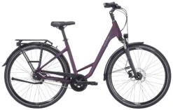 Pegasus Premio SL Disc 8-Gang 2023 -Fahrradladen Pegasus Premio SL Disc 8 Gang 2023 Damen Wave deep berry matt lila violett brombeere 505 48845 48850 48855