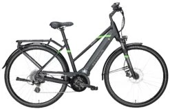 Pegasus Solero-Evo 8 2018 -Fahrradladen Pegasus Solero Evo 8 Kettenschaltung 2018 Damen Trapez schwarz matt grau gruen 785 38045 38050