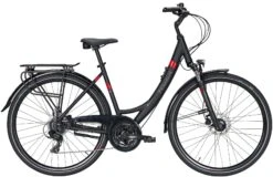 Pegasus Solero-Disc 2020/2021 24-Gang -Fahrradladen Pegasus Solero SL Disc 2020 24 Gang Damen Wave schwarz matt rot grau 526 30045 30050 30055