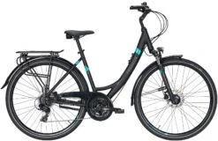 Pegasus Solero-Disc 2020/2021 24-Gang -Fahrradladen Pegasus Solero SL Disc 2020 24 Gang Damen Wave schwarz matt tuerkis grau 526 30145 30150 30155