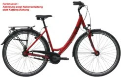 Pegasus Solero SL 2020/2021 24-Gang -Fahrradladen Pegasus Solero SL 2020 24 Gang Damen Wave chrome crimson red 526 21245 21250 21255