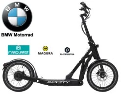 BMW X2City E-Scooter 14 BMW X2City E-Scooter -Fahrradladen Scooter E Roller BMW X2City Pedelec black matt KW074 DDM599