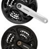 Shimano Altus FC-M371 9-fach 26-36-48 Zähne -Fahrradladen Shimano Kurbelsatz Altus 2015 schwarz silber 3 fach 48 36 26 170mm 175mm E FCM371X866C