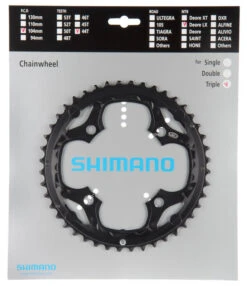 Shimano SLX Ab 2009 4-Arm 9-fach 44 Zähne AA-Type Alu Schwarz Y-1KF98060 ***