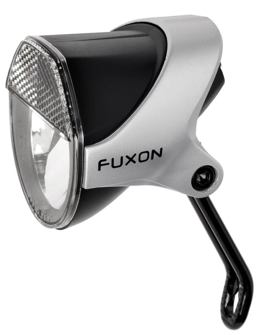 Fuxon LED F-20 Mit Reflektor, Schalter Und Standlicht 20 Lux Schwarz-silber 2 Fuxon LED F-20 Mit Reflektor, Schalter Und Standlicht 20 Lux Schwarz-silber